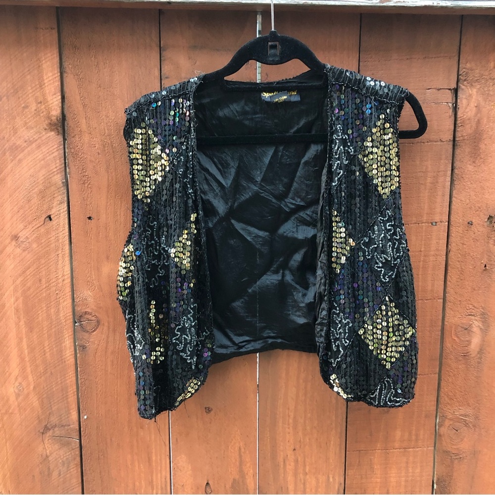Vintage Sequined Vest
